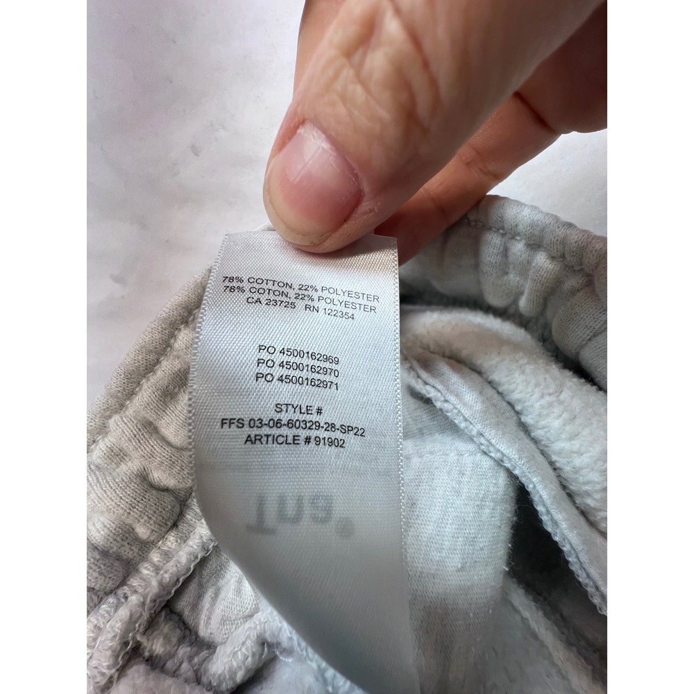 TNA Aritzia Cozy Boyfriend fleece Gray joggers- M - Picture 11 of 11